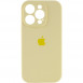 Чохол Silicone Case Full Camera Protective (AA) для Apple iPhone 14 Pro (6.1") Жовтий / Mellow Yellow