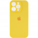 Чохол Silicone Case Full Camera Protective (AA) для Apple iPhone 14 Pro (6.1") Жовтий / Yellow