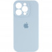 Чехол Silicone Case Full Camera Protective (AA) для Apple iPhone 14 Pro Max (6.7") Голубой / Sweet Blue