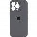 Чехол Silicone Case Full Camera Protective (AA) для Apple iPhone 14 Pro Max (6.7") Серый / Dark Gray
