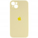 Чехол Silicone Case Full Camera Protective (AA) для Apple iPhone 14 (6.1") Желтый / Mellow Yellow