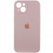 Чехол Silicone Case Full Camera Protective (AA) для Apple iPhone 14 (6.1") Розовый / Chalk Pink
