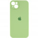 Чехол Silicone Case Full Camera Protective (AA) для Apple iPhone 14 (6.1") Зеленый / Pistachio