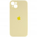 Чехол Silicone Case Full Camera Protective (AA) для Apple iPhone 15 (6.1") Желтый / Mellow Yellow