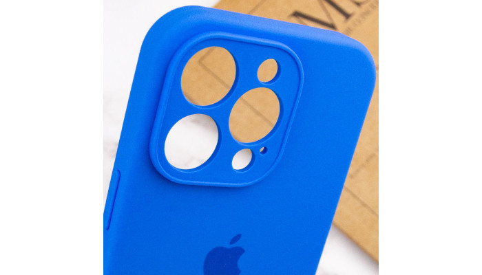 Чехол Silicone Case Full Camera Protective (AA) для Apple iPhone 15 Pro (6.1