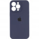 Чехол Silicone Case Full Camera Protective (AA) для Apple iPhone 15 Pro (6.1") Темно-синий / Midnight blue
