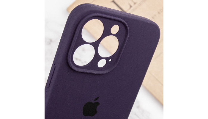 Чехол Silicone Case Full Camera Protective (AA) для Apple iPhone 15 Pro (6.1