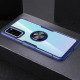 TPU+PC чехол Deen CrystalRing for Magnet (opp) для Samsung Galaxy Note 20 Бесцветный / Синий - фото