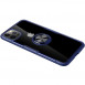 TPU+PC чохол Deen CrystalRing for Magnet (opp) для Apple iPhone 13 Pro Max (6.7") Безбарвний / Синій