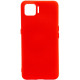 Чехол Silicone Cover Full without Logo (A) для Oppo A73 Красный / Red - фото