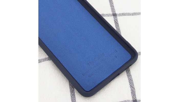 Чехол Silicone Cover Full without Logo (A) для Oppo A73 Синий / Midnight blue - фото