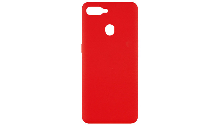 Чохол Silicone Cover Full without Logo (A) для Oppo A5s / Oppo A12 Червоний / Red - фото