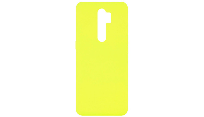 Чехол Silicone Cover Full without Logo (A) для Oppo A5 (2020) / Oppo A9 (2020) Желтый / Flash - фото