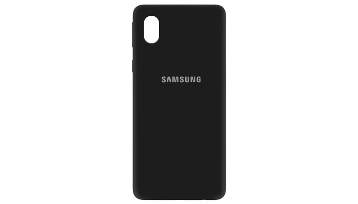 Чохол Silicone Cover My Color Full Protective (A) для Samsung Galaxy M01 Core / A01 Core Чорний / Black - фото