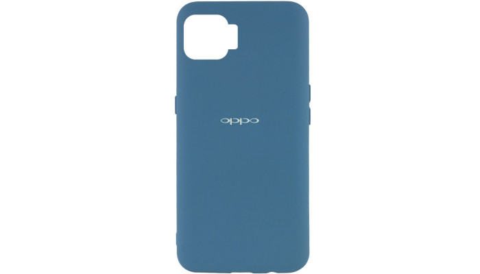 Чехол Silicone Cover My Color Full Protective (A) для Oppo A73 Синий / Navy blue - фото