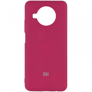 Чехол Silicone Cover My Color Full Protective (A) для Xiaomi Mi 10T Lite / Redmi Note 9 Pro 5G Бордовый / Marsala