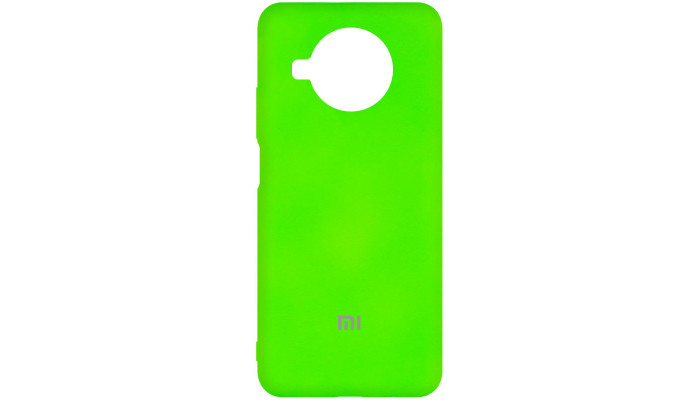Чохол Silicone Cover My Color Full Protective (A) для Xiaomi Mi 10T Lite / Redmi Note 9 Pro 5G Салатовий / Neon green - фото