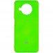 Чохол Silicone Cover My Color Full Protective (A) для Xiaomi Mi 10T Lite / Redmi Note 9 Pro 5G Салатовий / Neon green
