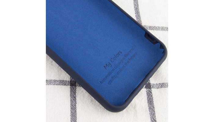 Чехол Silicone Cover My Color Full Protective (A) для Xiaomi Mi 10T Lite / Redmi Note 9 Pro 5G Синий / Midnight blue - фото