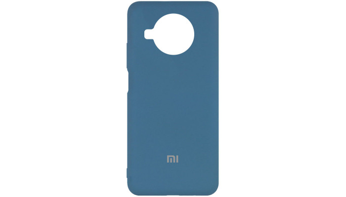 Чехол Silicone Cover My Color Full Protective (A) для Xiaomi Mi 10T Lite / Redmi Note 9 Pro 5G Синий / Navy blue - фото