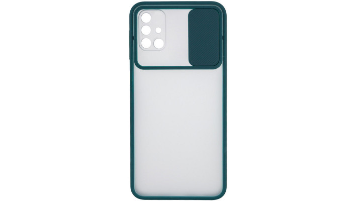 Чехол Camshield mate TPU со шторкой для камеры для Samsung Galaxy M51 Зеленый - фото