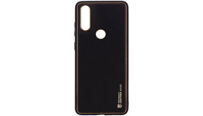 Кожаный чехол Xshield для Xiaomi Redmi Note 7 / Note 7 Pro / Note 7s Черный / Black - фото