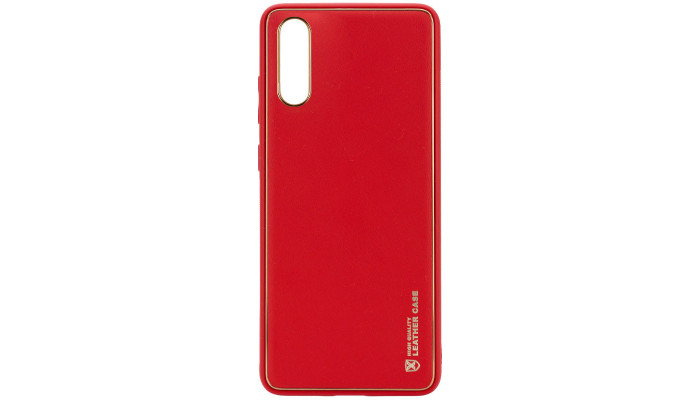 Кожаный чехол Xshield для Samsung Galaxy A50 (A505F) / A50s / A30s Красный / Red - фото