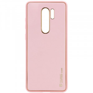 Кожаный чехол Xshield для Xiaomi Redmi Note 8 Pro Розовый / Pink