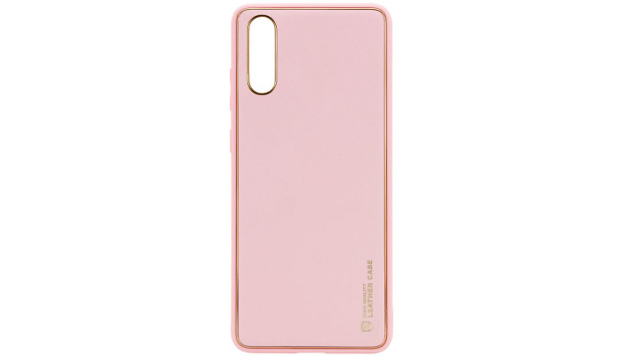 Кожаный чехол Xshield для Xiaomi Redmi 9A Розовый / Pink - фото