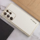 Шкіряний чохол Xshield для Samsung Galaxy S21 Ultra Білий / White - фото