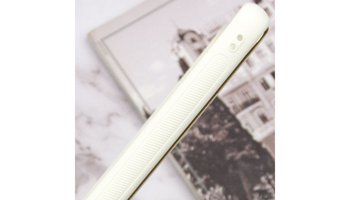 Кожаный чехол Xshield для Samsung Galaxy S21 Белый / White - фото