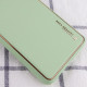 Кожаный чехол Xshield для Xiaomi Mi 11 Lite Зеленый / Pistachio - фото