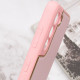 Кожаный чехол Xshield для Samsung Galaxy S21 FE Розовый / Pink - фото