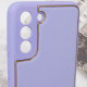 Кожаный чехол Xshield для Samsung Galaxy S21 FE Сиреневый / Dasheen - фото