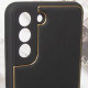 Кожаный чехол Xshield для Samsung Galaxy S21 FE Черный / Black - фото