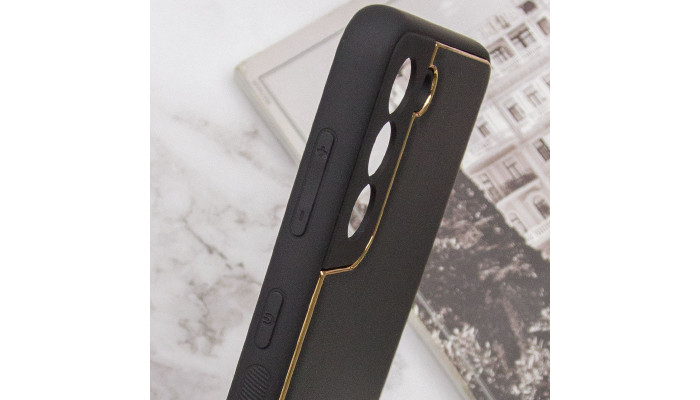 Шкіряний чохол Xshield для Samsung Galaxy S21 FE Чорний / Black - фото