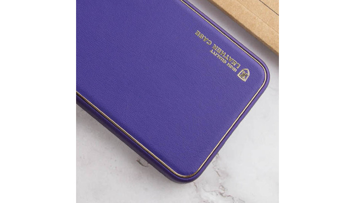 Шкіряний чохол Xshield для Xiaomi Redmi Note 11 (Global) / Note 11S Фіолетовий / Ultra Violet - фото
