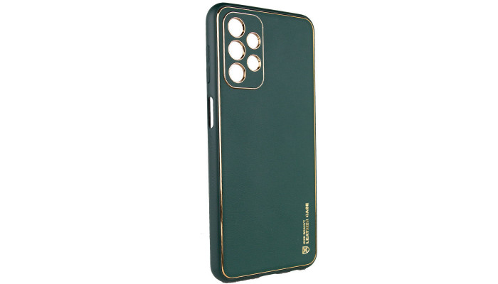 Кожаный чехол Xshield для Samsung Galaxy A53 5G Зеленый / Army green - фото