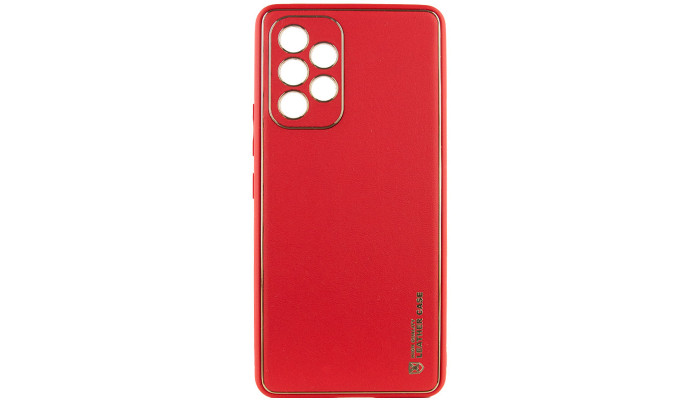 Кожаный чехол Xshield для Samsung Galaxy A53 5G Красный / Red - фото
