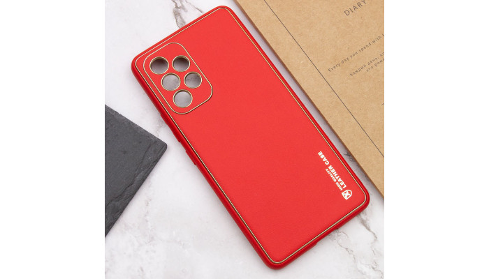 Шкіряний чохол Xshield для Samsung Galaxy A53 5G Червоний / Red - фото
