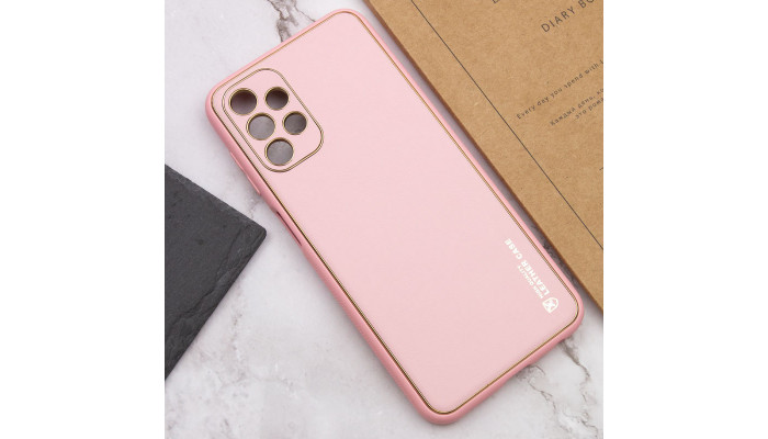 Кожаный чехол Xshield для Samsung Galaxy A33 5G Розовый / Pink - фото