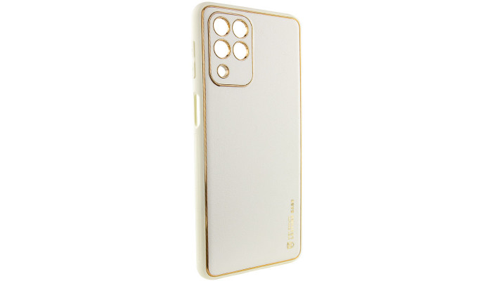 Кожаный чехол Xshield для Samsung Galaxy M53 5G Белый / White - фото