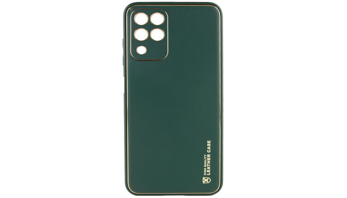 Кожаный чехол Xshield для Samsung Galaxy M33 5G Зеленый / Army Green - фото
