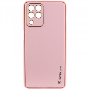 Кожаный чехол Xshield для Samsung Galaxy M33 5G Розовый / Pink