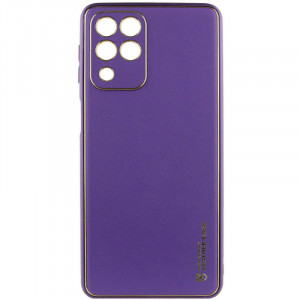 Шкіряний чохол Xshield для Samsung Galaxy M33 5G Фіолетовий / Dark Purple