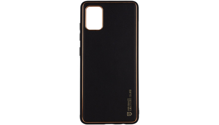 Кожаный чехол Xshield для Samsung Galaxy A04s Черный / Black - фото