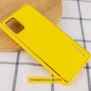 Шкіряний чохол Xshield для Samsung Galaxy S23 Жовтий / Yellow