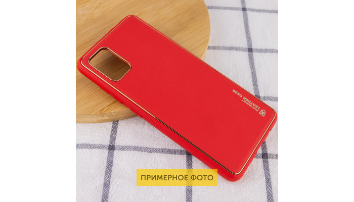 Шкіряний чохол Xshield для Samsung Galaxy S23 Ultra Червоний / Red - фото