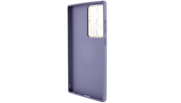 Шкіряний чохол Xshield для Samsung Galaxy S23 Ultra Сірий / Lavender Gray - фото