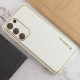 Кожаный чехол Xshield для Samsung Galaxy S23+ Белый / White - фото